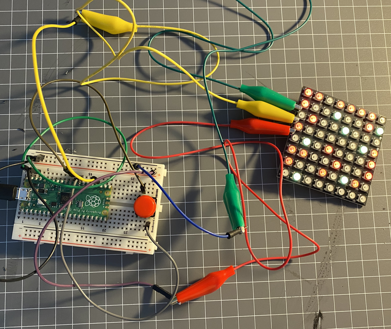 Glowbit test rig hardware setup