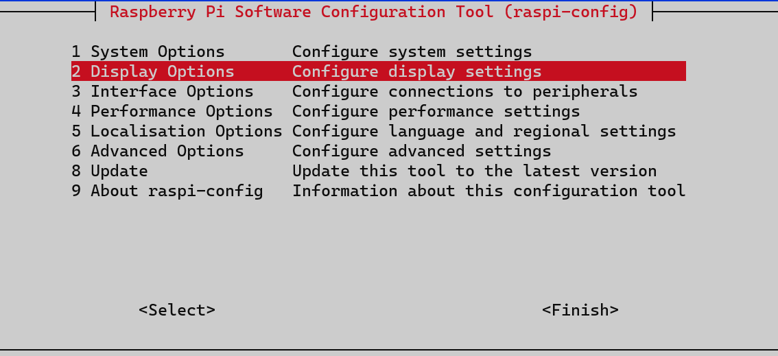 Display Options